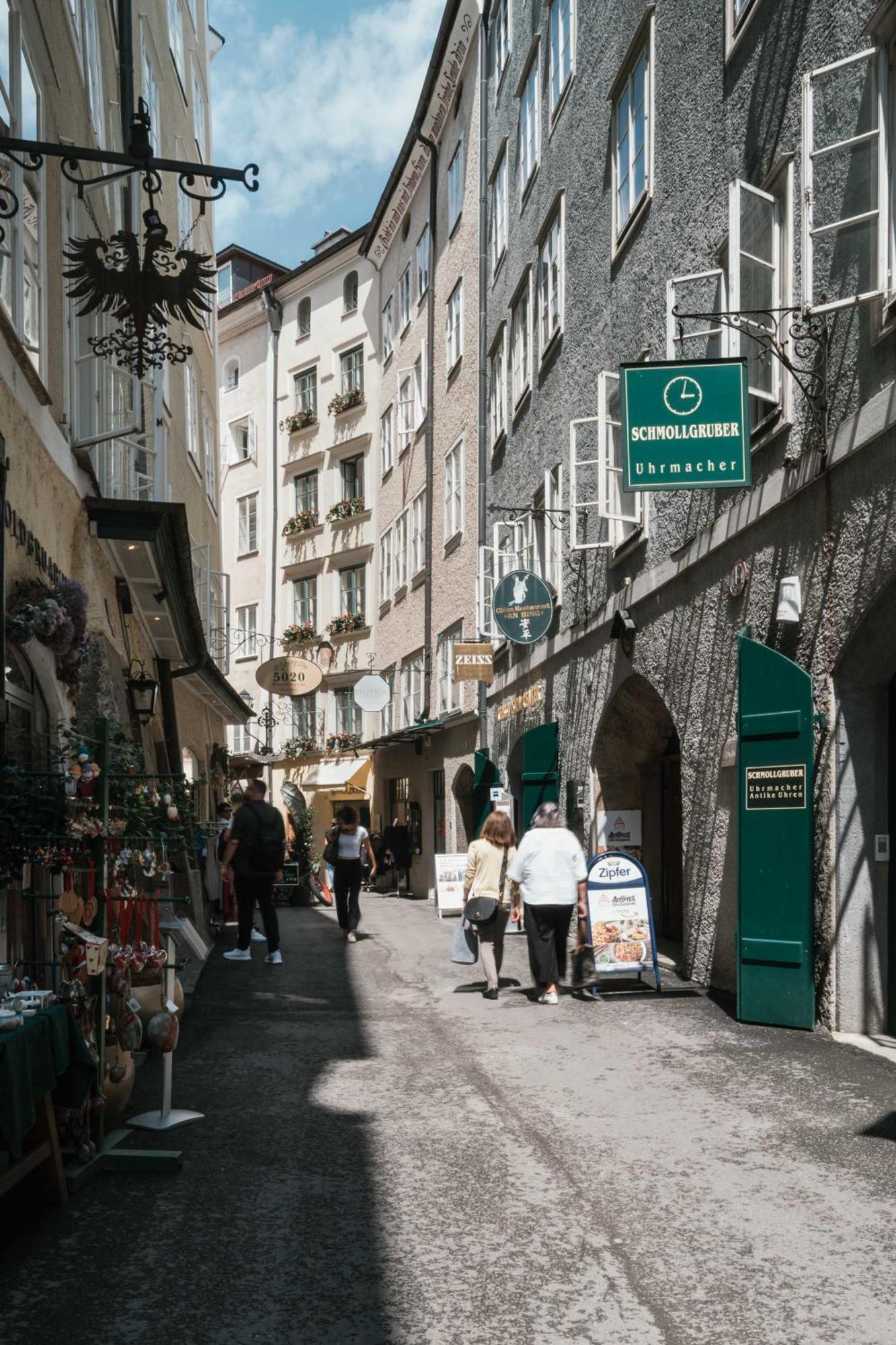 Altstadt-App. Domblick! Salzburgo Exterior foto